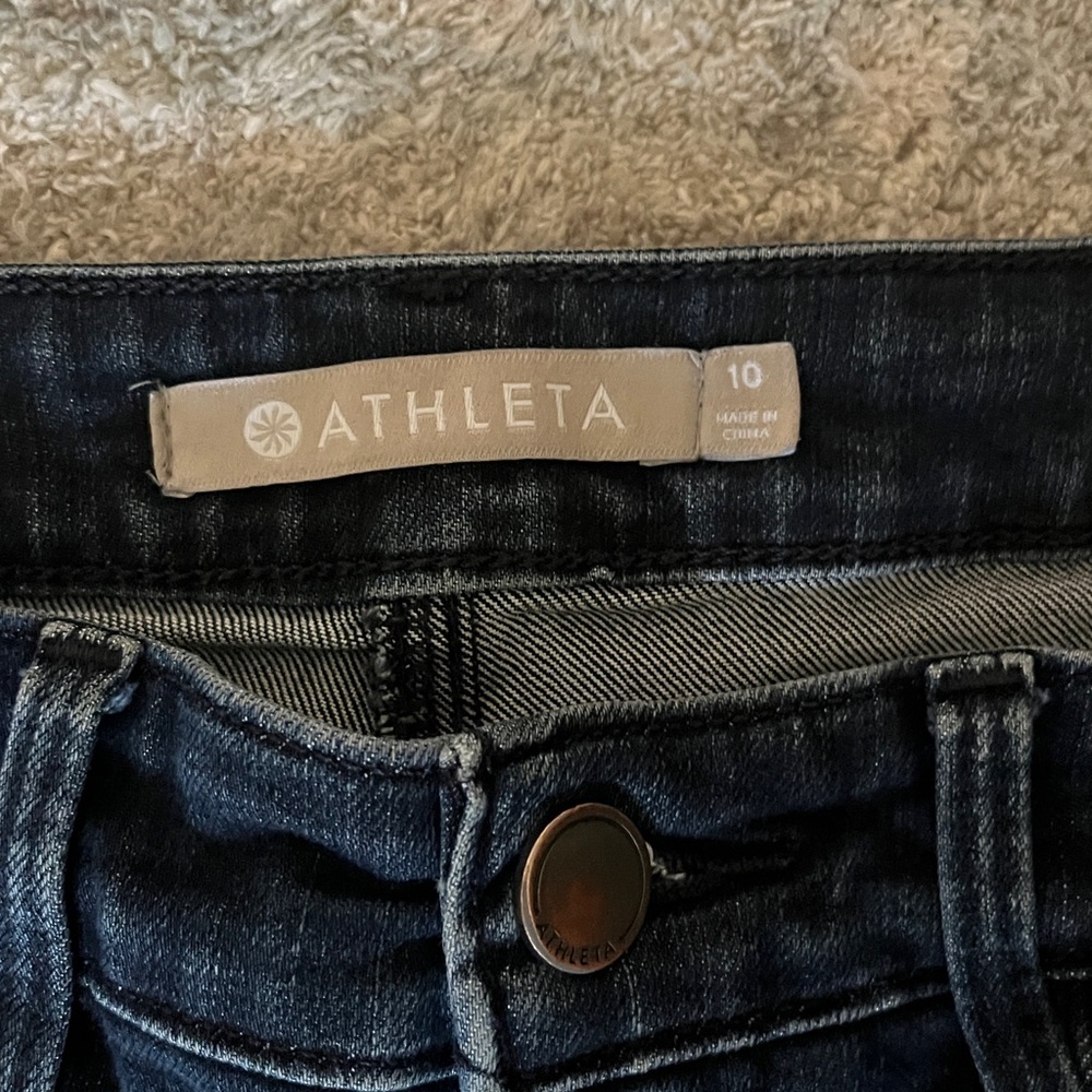 Athleta Women's Dark Indigo Straight Leg Jeans